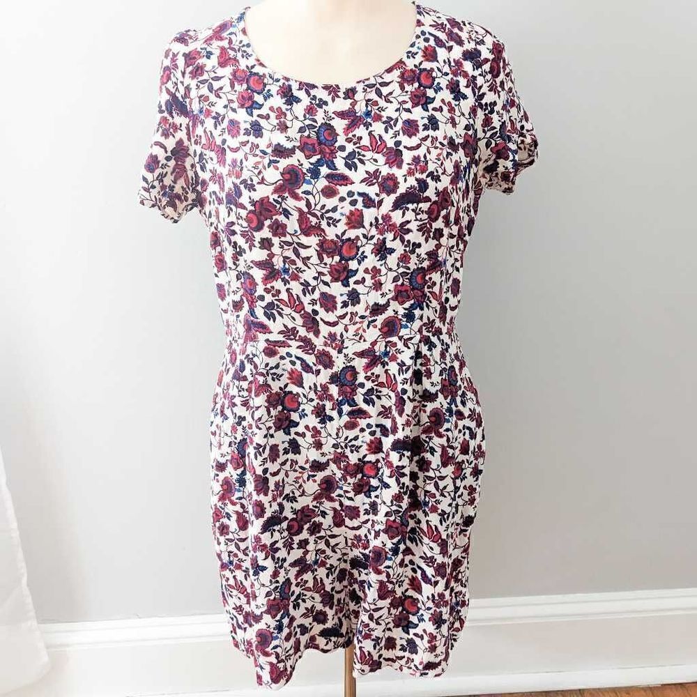 Jack Wills Floral Short Sleeve Romper with Pockets